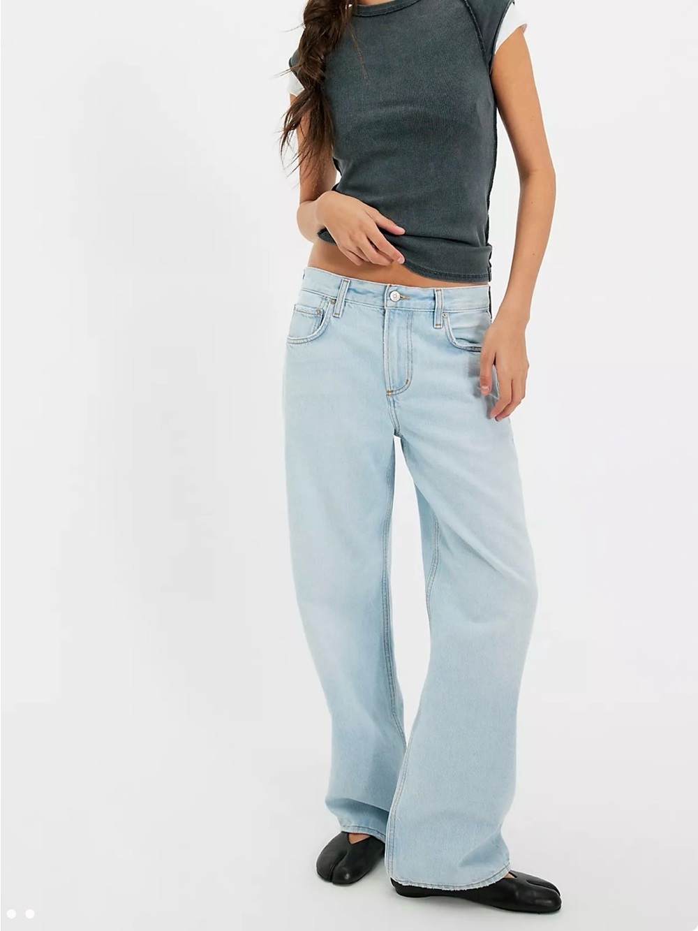 Citizens Of Humanity Light Blue Straight-Leg Jeans